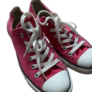 Converse Classic Pink Canvas Sneakers
